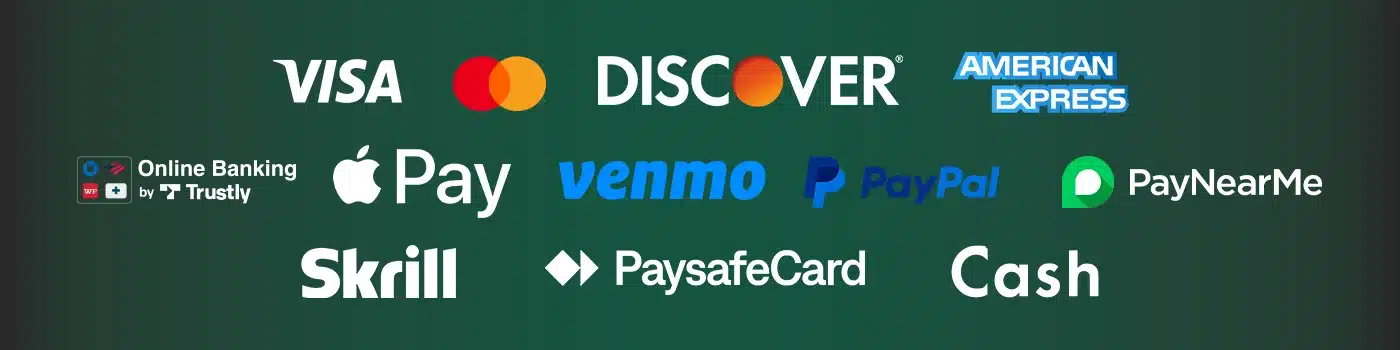 bet365 sports image featuring available payment methods
