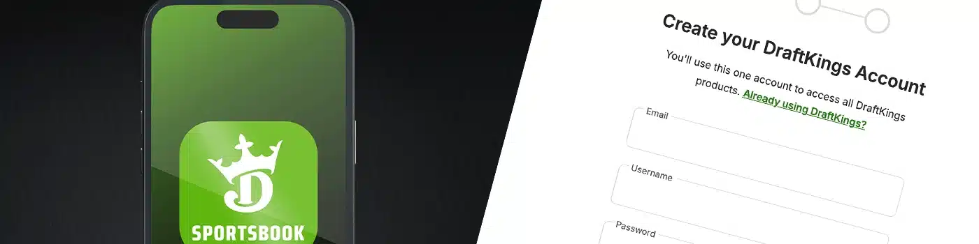 Ohiobettinghub Draftkings sportsbook registration desktop banner