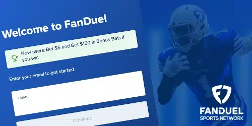 Fanduel sportsbook app for NFL mobile banner